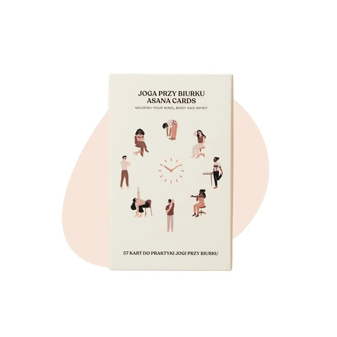 Karty joga przy biurku Asana Cards